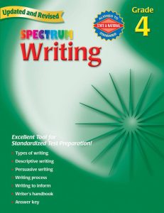 Rich Results on Google's SERP when searching for 'Spectrum Writing Workbook 4'